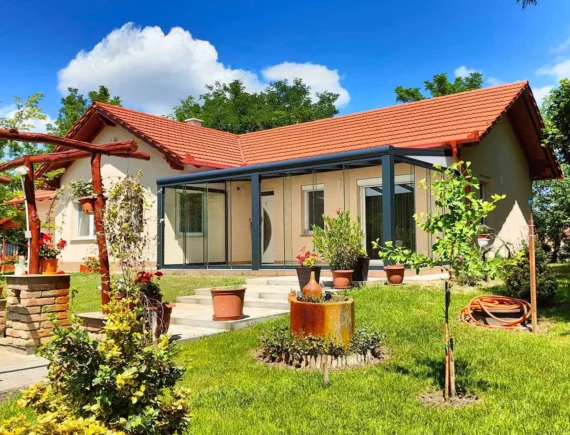 4 évszakos télikert építése