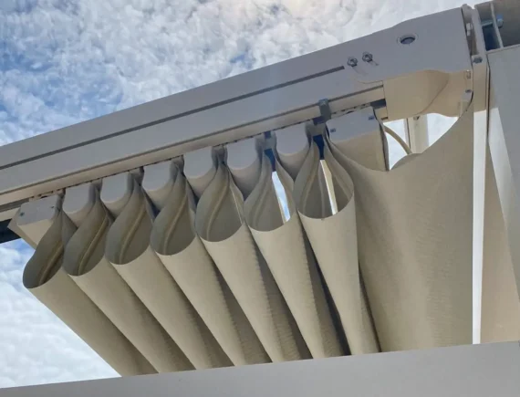 Alumínium pergola építése