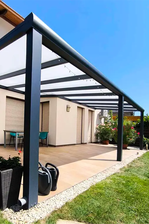 Alumínium terasz építés és kivitelezés