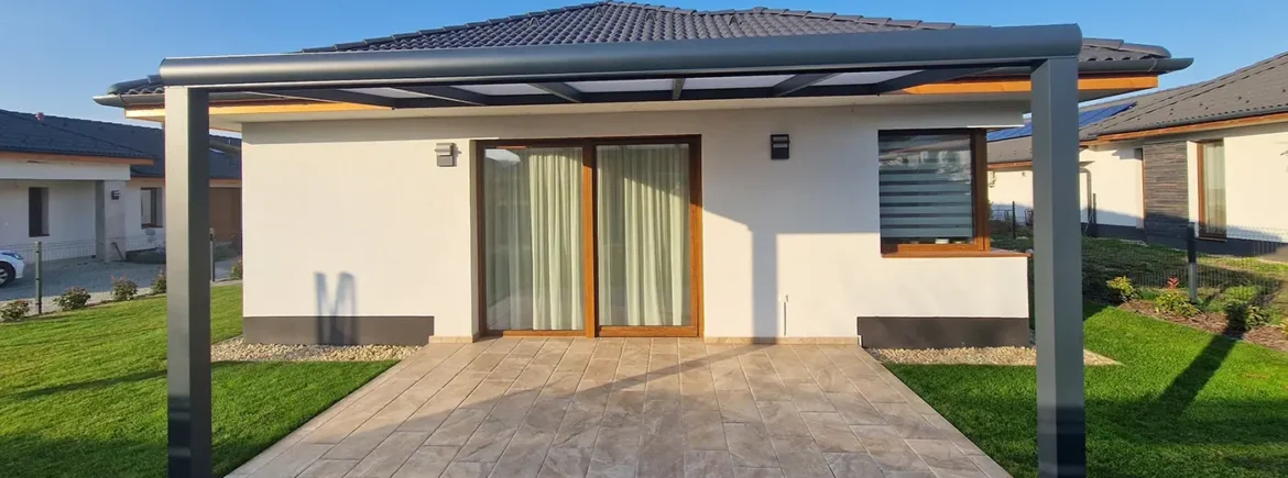 Modern terasztető építése és kivitelezése