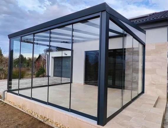 4 évszakos télikert építése