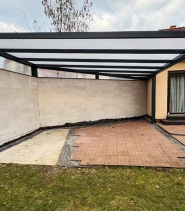 Alumínium terasztető építése Miskolcon