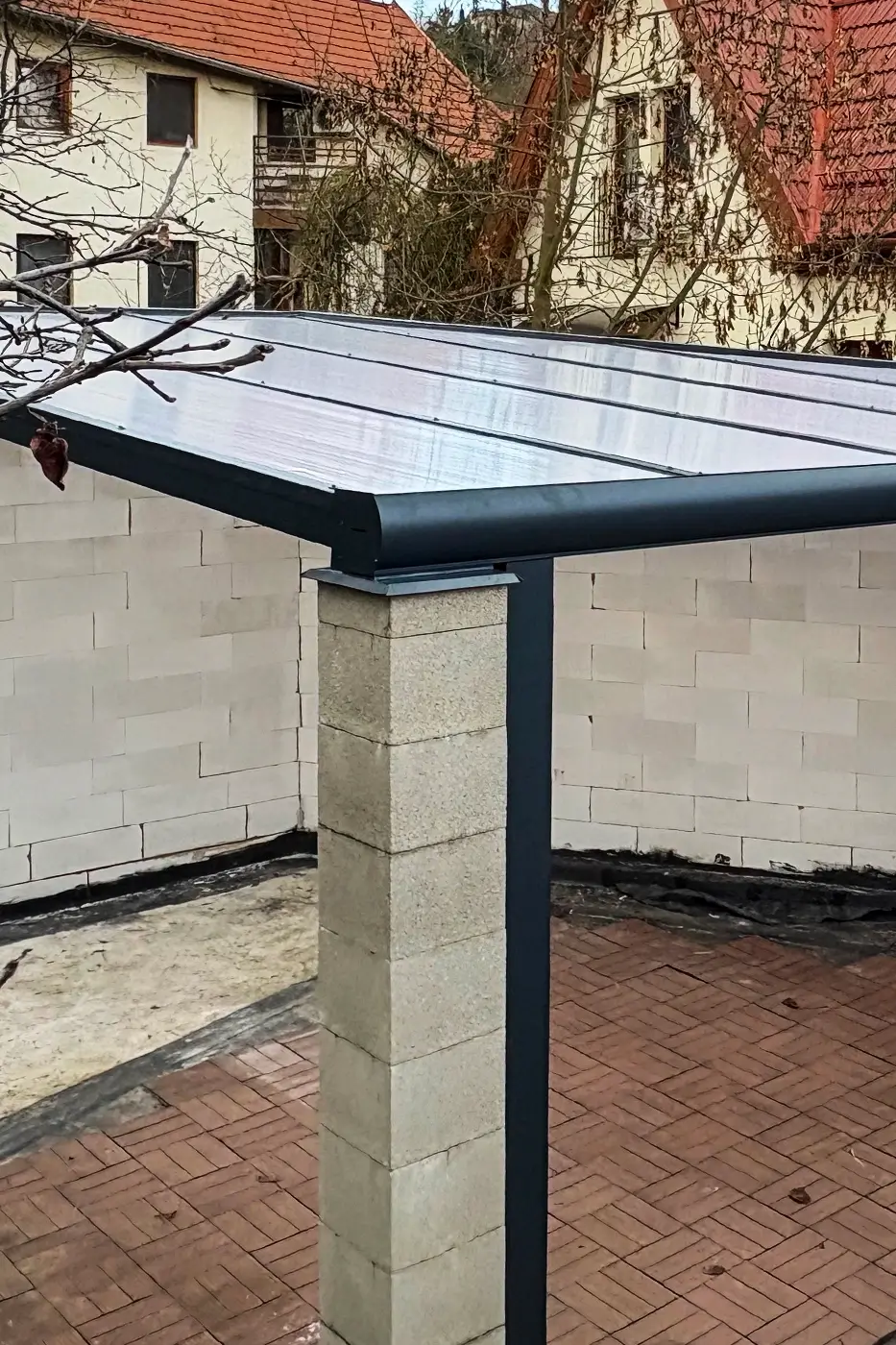Alumínium terasztető építése és kivitelezése