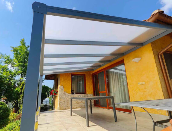 Minőségi alumínium terasz építés 1 napos kivitelezéssel