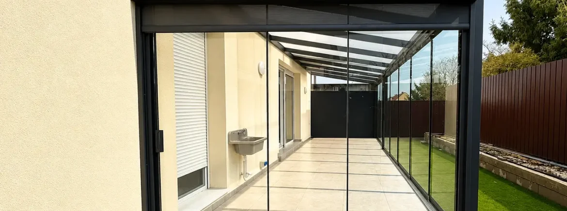 Teraszüvegezés fa és alumínium teraszokhoz