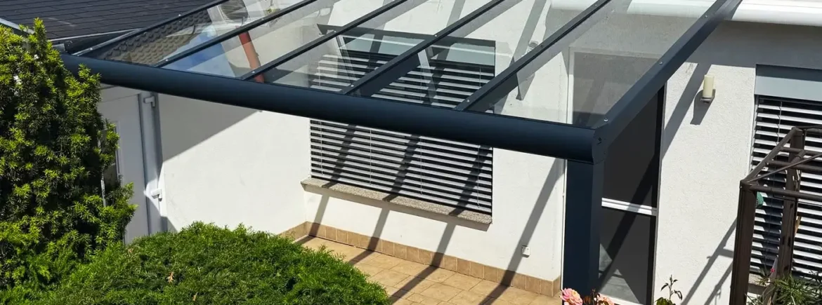 Prémium alumínium terasztető építése
