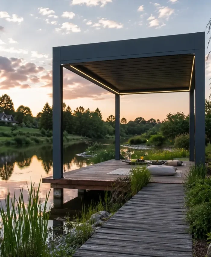 Alumínium pergola építése Debrecen